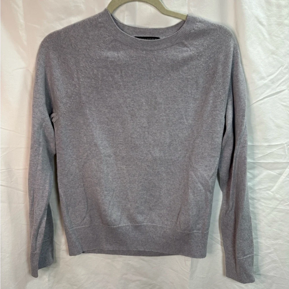 Banana Republic 100% Merino Wool‎ Crewneck Sweater Medium Gray